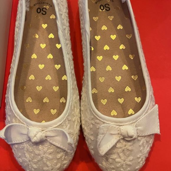 SO Other - Girls SO memory foam Tiffaney white size 2